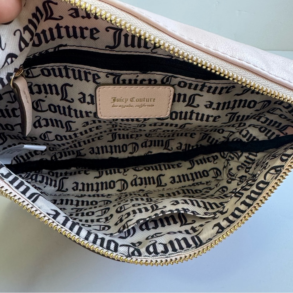Juicy Couture YK2 Queen of everything Fanny Bag Cafe/ Powder Blush - Picture 10 of 16